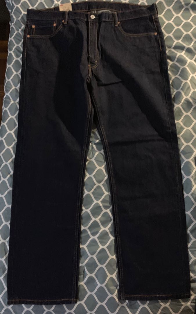 Original LEVI'S 505 Men's Jeans, Regular Fit, Black, Waist: 42”, Women's  Fashion, Bottoms, Jeans on Carousell