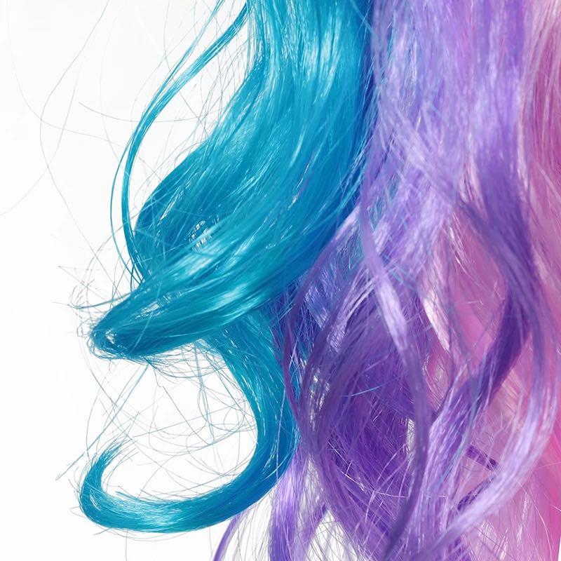 Po Unicorn Hair Wig Babies Kids Girls Apparel 4 To 7 Years