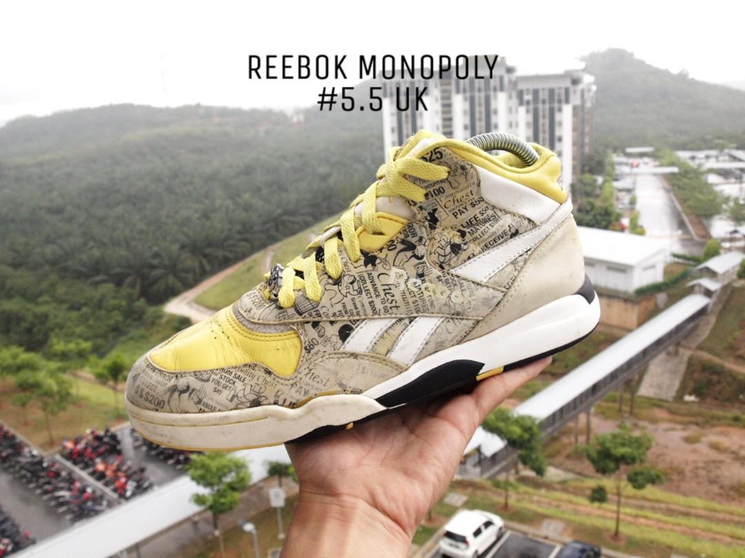 reebok monopoly shoes