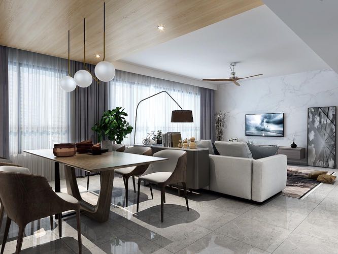 Resale HDB Full Renovation Package 3/4/5 Rooms Direct Carpentry, Home ...
