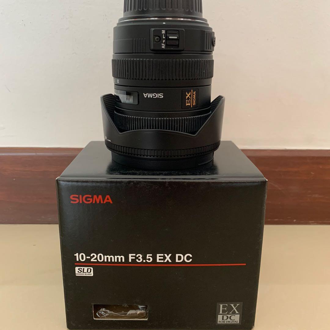 sigma 10 20mm f3 5 ex dc hsm ultra wide angle zoom lens 10 20 f 3 5 for canon