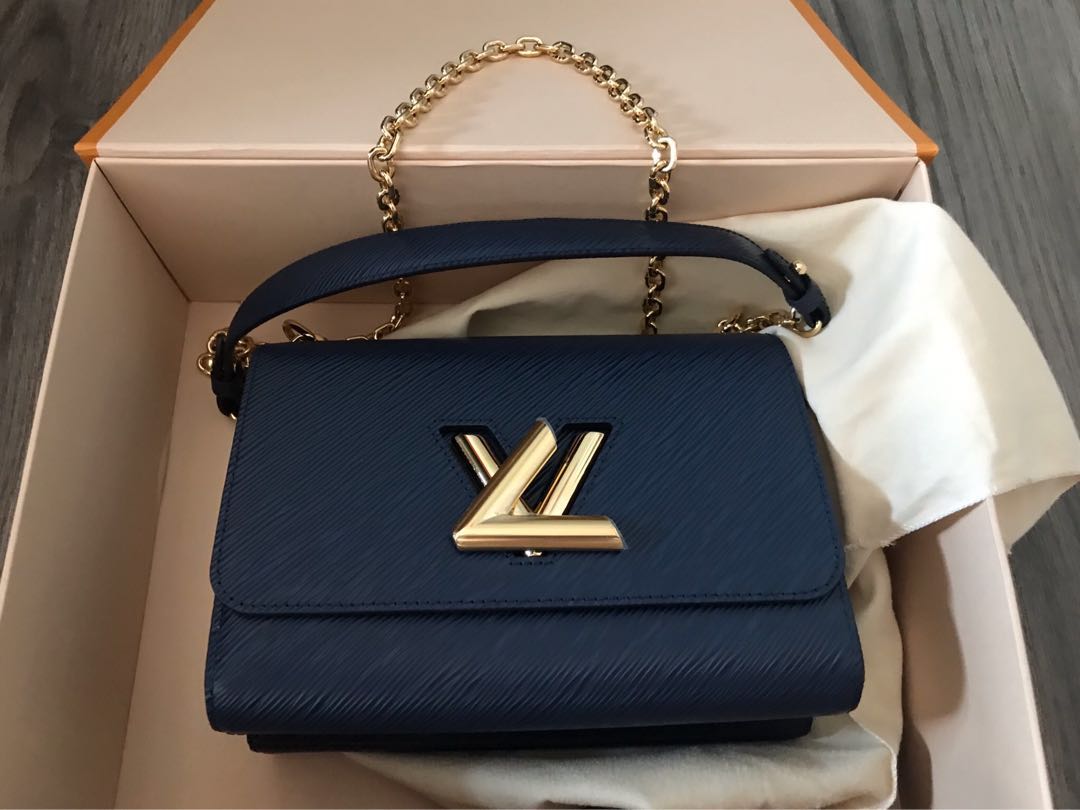 Louis Vuitton Vintage  Epi Twist MM Bag  Blue  Leather and Epi Leather  Handbag  Luxury High Quality  Avvenice