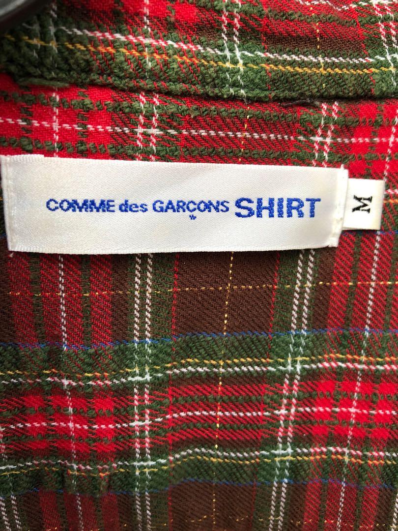Vintage CDG flannel shirt, Men's Fashion, Tops & Sets, Tshirts & Polo ...