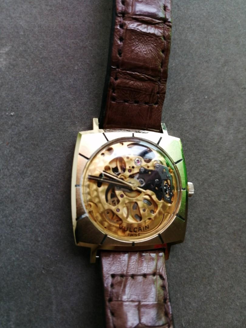 Vulcain sale skeleton watch