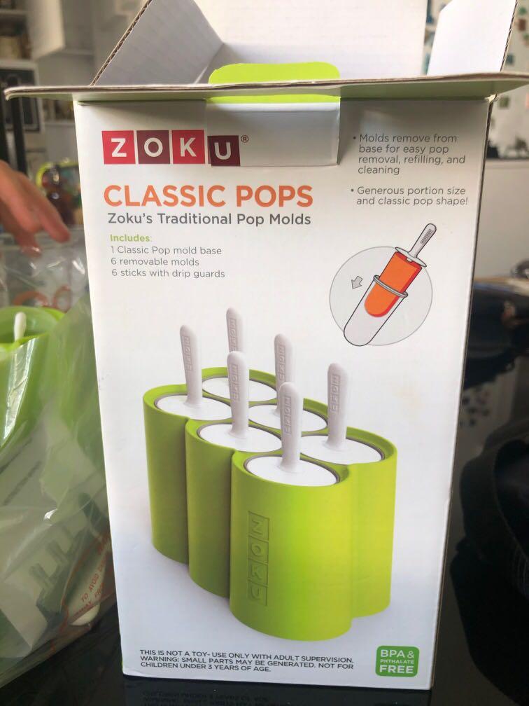 Zoku popsicle molds, Furniture & Home Living, Kitchenware & Tableware
