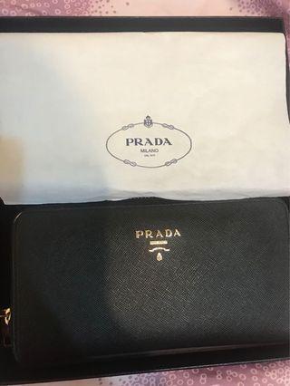 PRADA長夾彩色內裡特殊款：年前出清