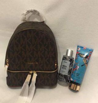 Authentic Michael Kors Backpack and perfumes onhand ready to ship
