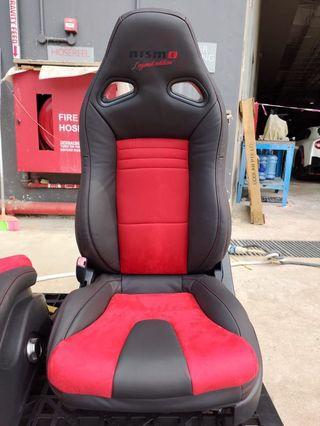Customized R35 GTR seats. Newly upholstered.