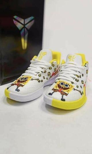 kobe bryant spongebob shoes