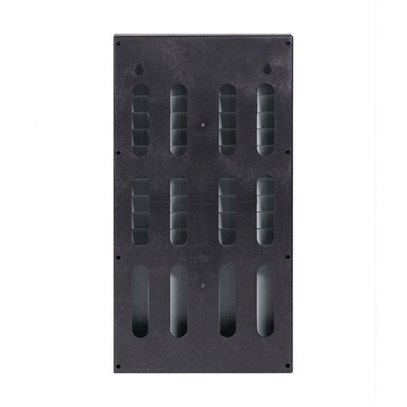24-pocket-slots-time-card-rack-wall-mounted-holder-office-storage-for