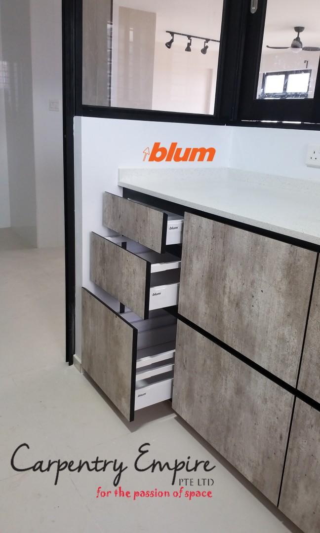 Blum system 20FT kitchen cabinet $3388, Furniture, Others ...