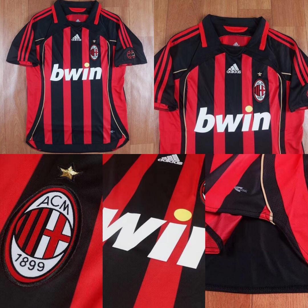 ac milan vintage shirt