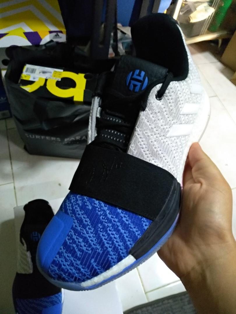 Adidas Hardens Vol 3 blue toe