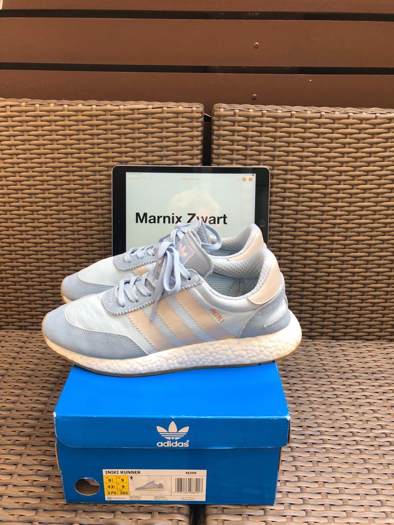 Adidas Iniki Easy Blue US10 Super Cheap Men s Fashion Footwear