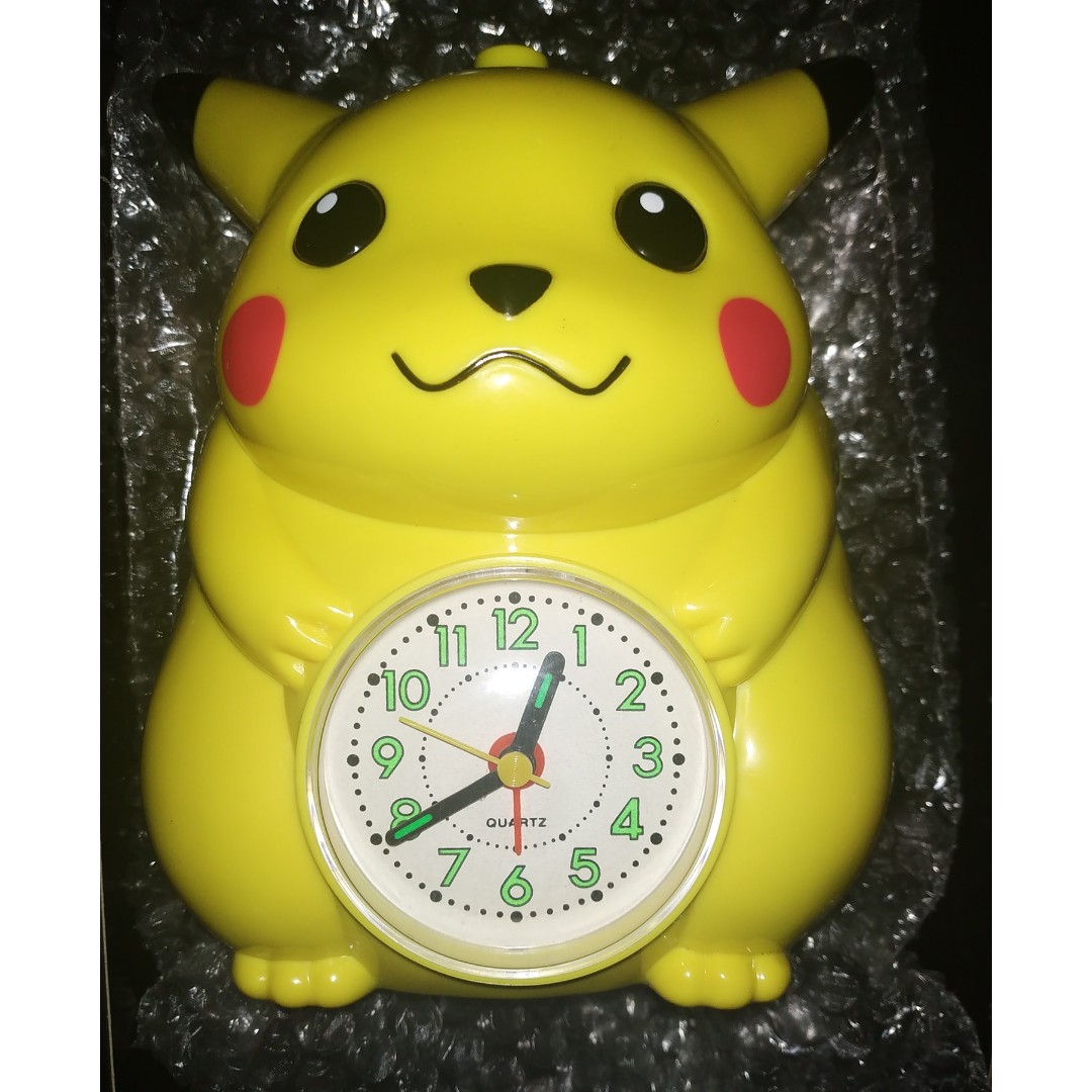 Alarm Clock Pikachu Fat Gen 1 Brand New, Furniture & Home Living, Home