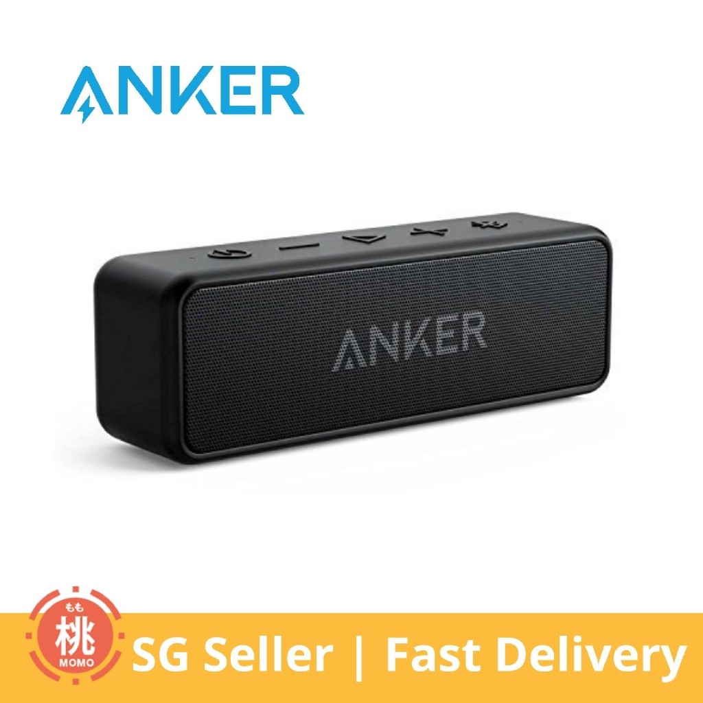 anker soundcore 2 portable bluetooth speaker with superior stereo sound