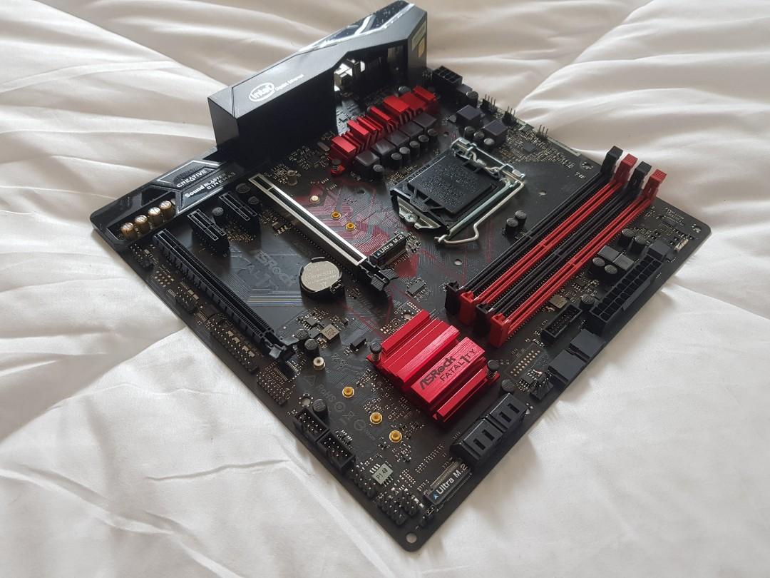 ASRock Fatal1ty B250M Performance Motherboard Computers Tech Parts Accessories Computer Parts on Carousell