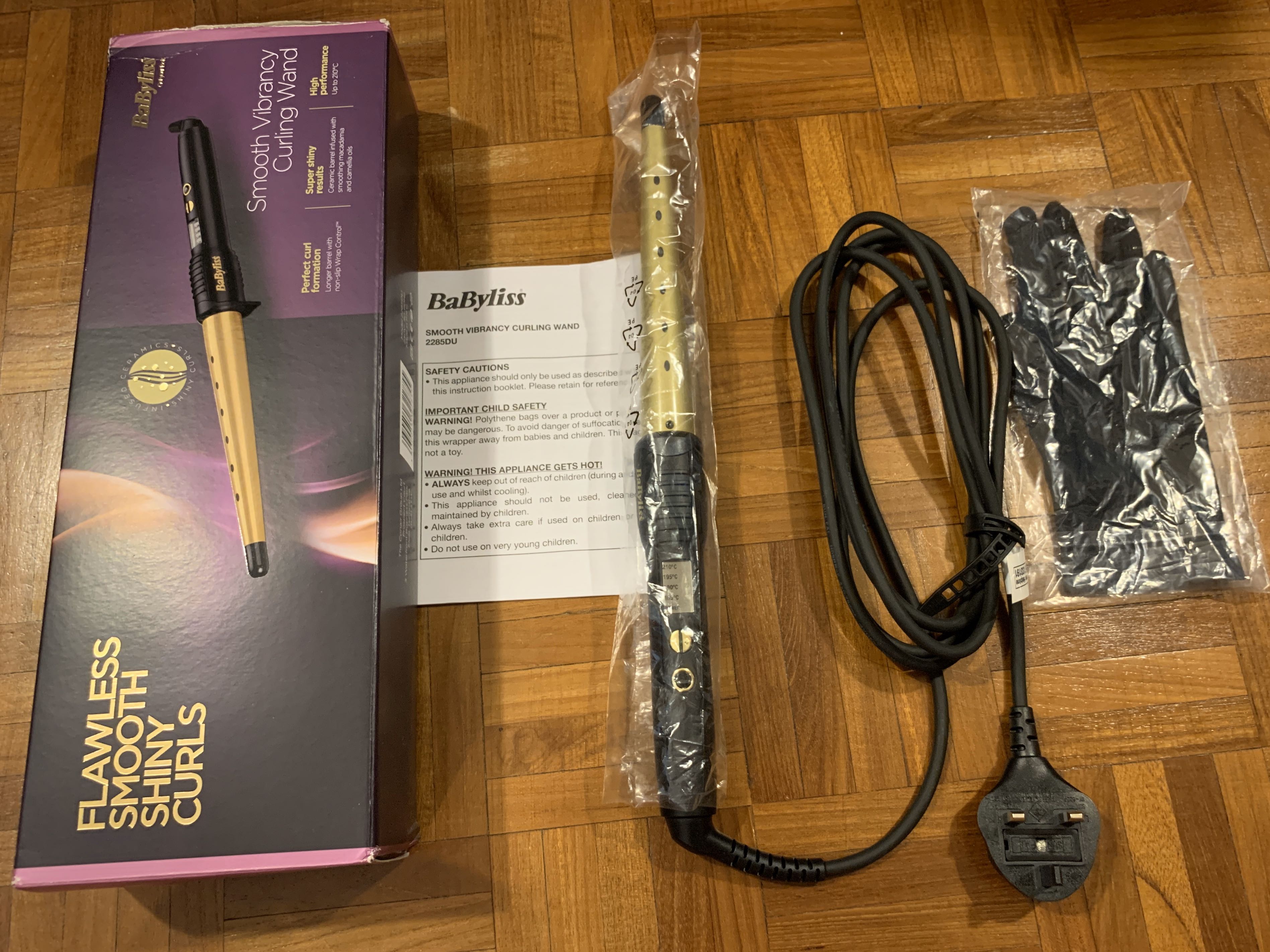Babyliss 2285du smooth vibrancy curling best sale wand