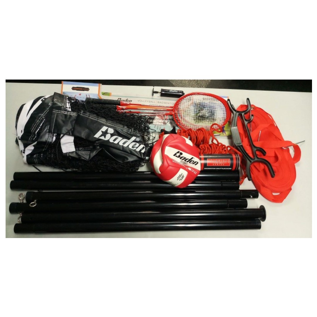 Baden Champions Volleyball Badminton Combo Set, Sports Equipment