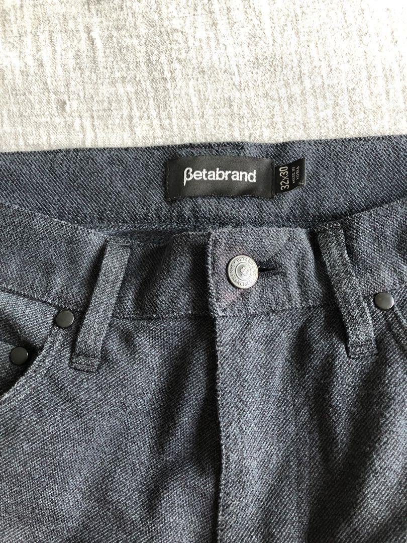 Betabrand Dress Pant Sweatpants (Charcoal), Men's Fashion, Bottoms