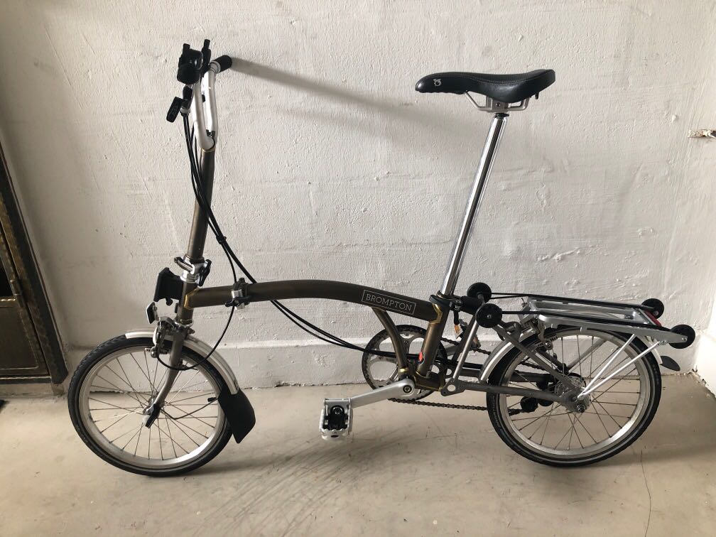 brompton raw lacquer titanium