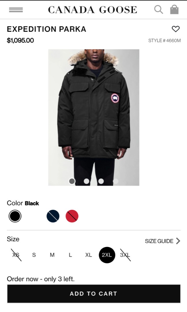 Canada Goose Expedition Parka 2XL Men s Fashion Coats Jackets and Outerwear on Carousell