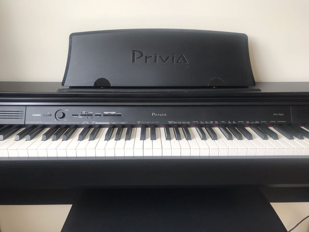 Casio Privia PX 760 Digital Piano, Hobbies & Toys, Music & Media
