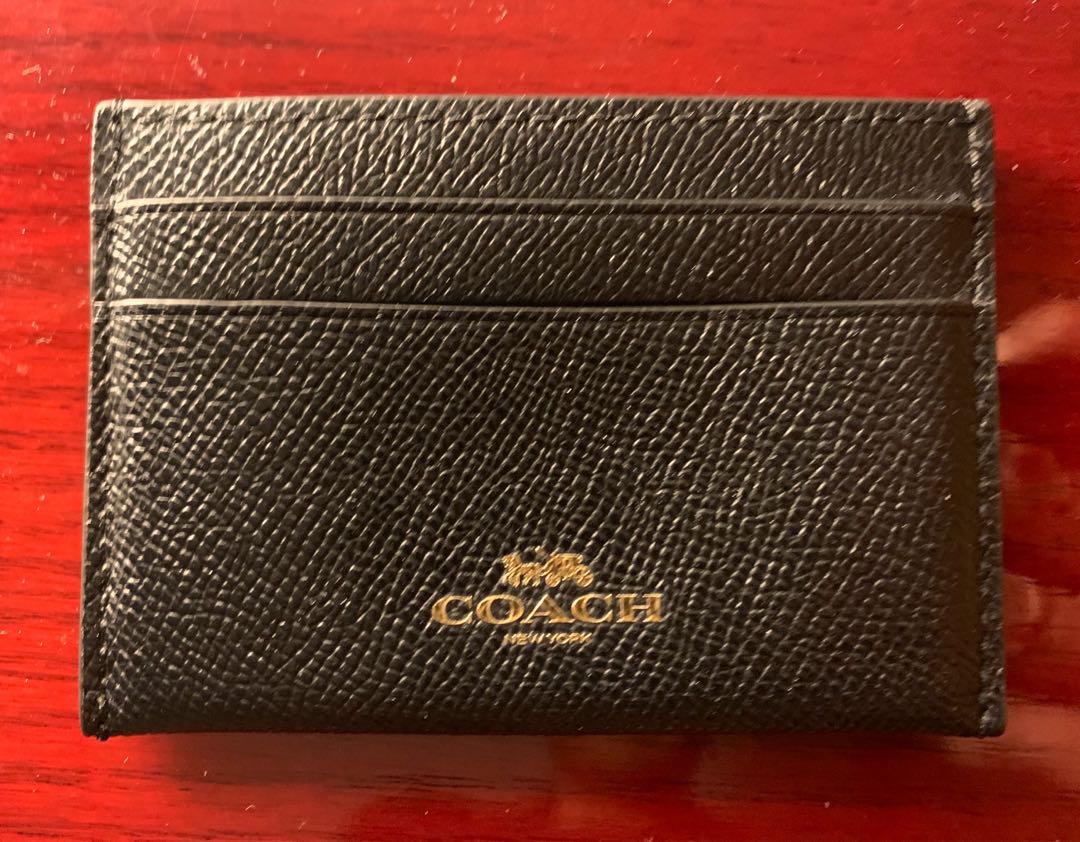 Coach Card Holder, Luxury, Bags & Wallets on Carousell