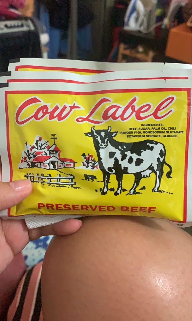 cow label beef jerky, Food & Drinks, Chilled & Frozen Food on ...