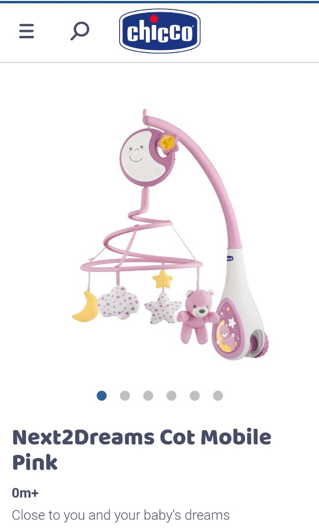 mobile for chicco next to me