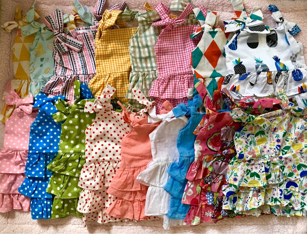 Cute Tie Strap Dresses, Babies & Kids, Babies & Kids Fashion on Carousell