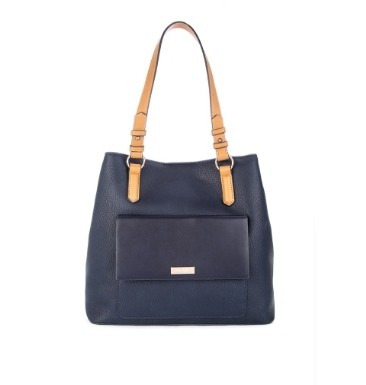 Debenhams Principles by Ben de Lisi Navy Blue Pebbled leather bag
