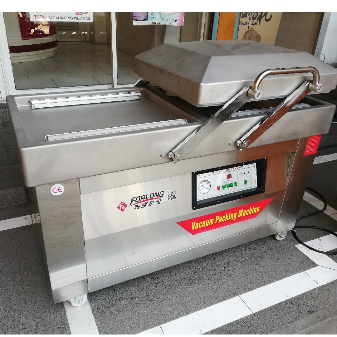Double chamber vacuum sealing machine DZ500 (Category: Coffee Machines & Makers) located in Valenzuela. Submitted by eightlife_equipment (Listing ID 261777974, Image 3). Description: OTHER AVAILABLE PRODUCTS: • Other Vacuum Machines • Vacuum bags • Foot Sealer Series • Band Sealer • Induction Sealer Series • Coding and Labeling Machines • Air Compressor • Weighing Scale • Manual Forklift Pallet Stacker • Electric capping machine • Portable Bag cl