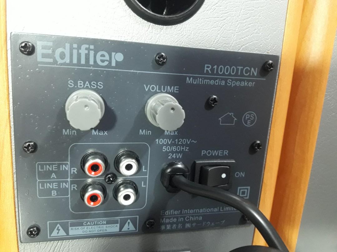 Edifier R1000TCN Bookshelf 2.0, Audio, Soundbars, Speakers & Amplifiers ...
