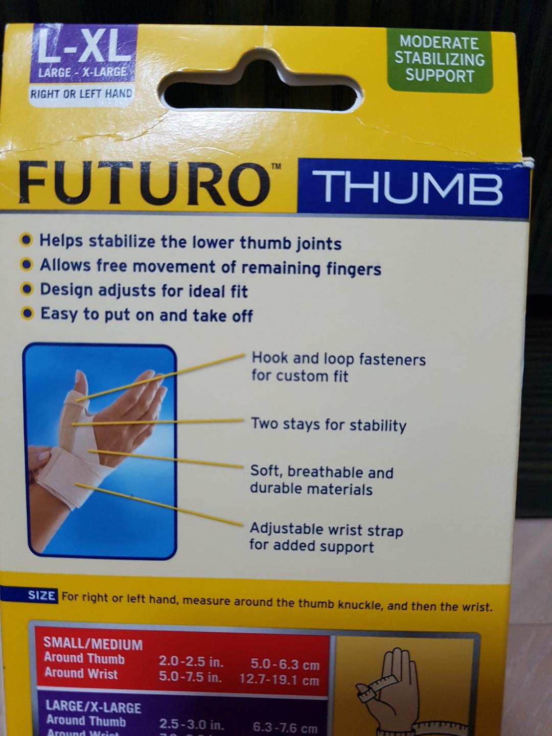 Futuro Thumb Stabilizer Brace Thumb support, Everything Else on Carousell