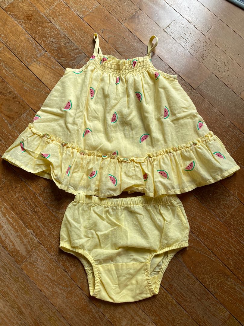 watermelon dress baby girl