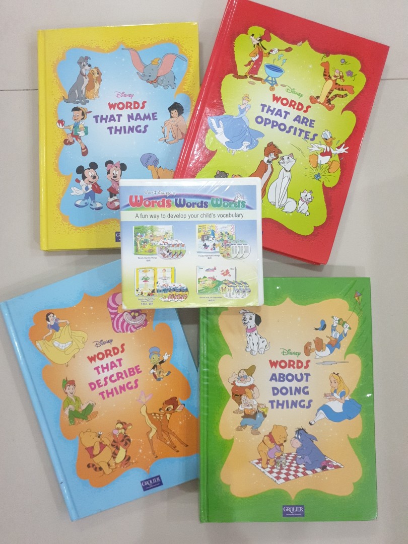 Grolier Words Words Words Children Books With Cd Books Stationery Children S Books On Carousell Grolier Words Words Words Children Books With Cd Books Stationery Children S Books On Carousell