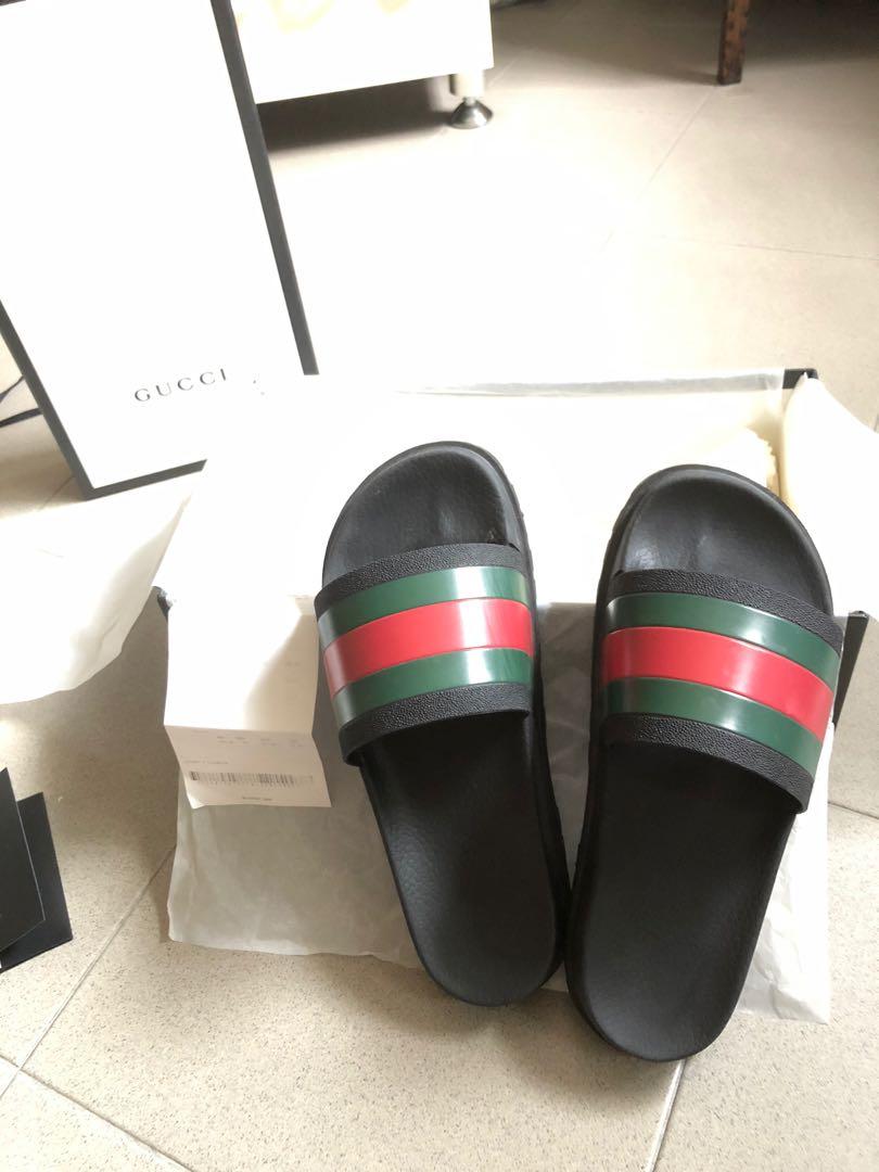 GUCCI Sliders, Men's Fashion, Footwear 
