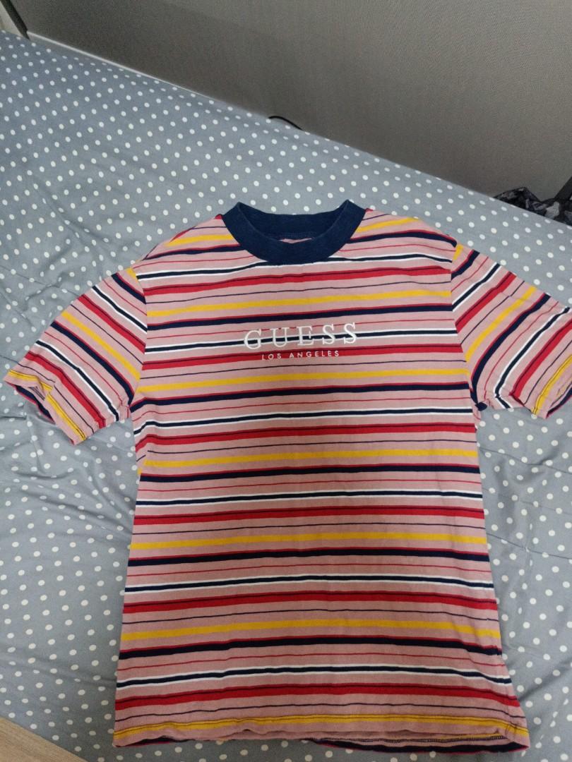 Guess original pop art striped tee