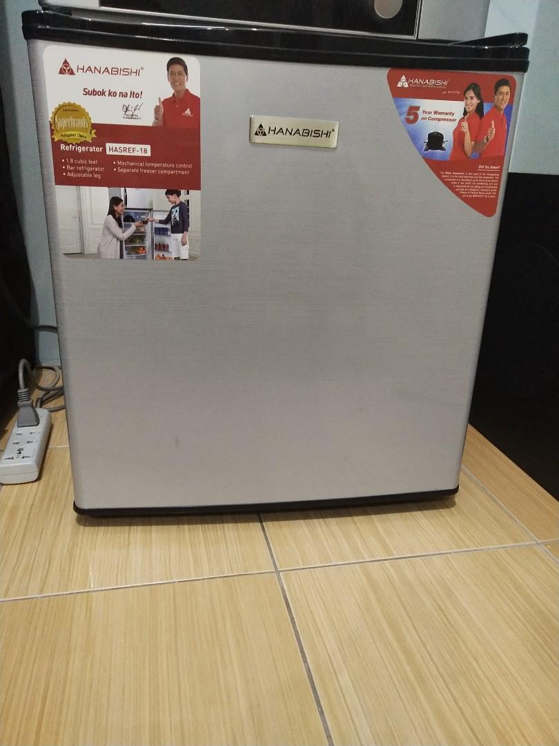 HANABISHI MINI BAR REFRIGERATOR, TV & Home Appliances, Kitchen Appliances, Refrigerators and