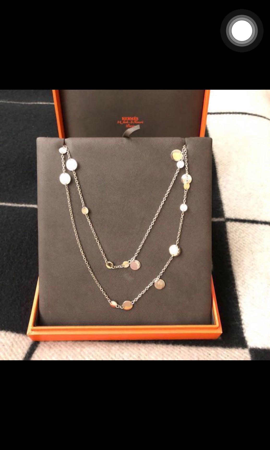 Hermes confetti new arrivals necklace
