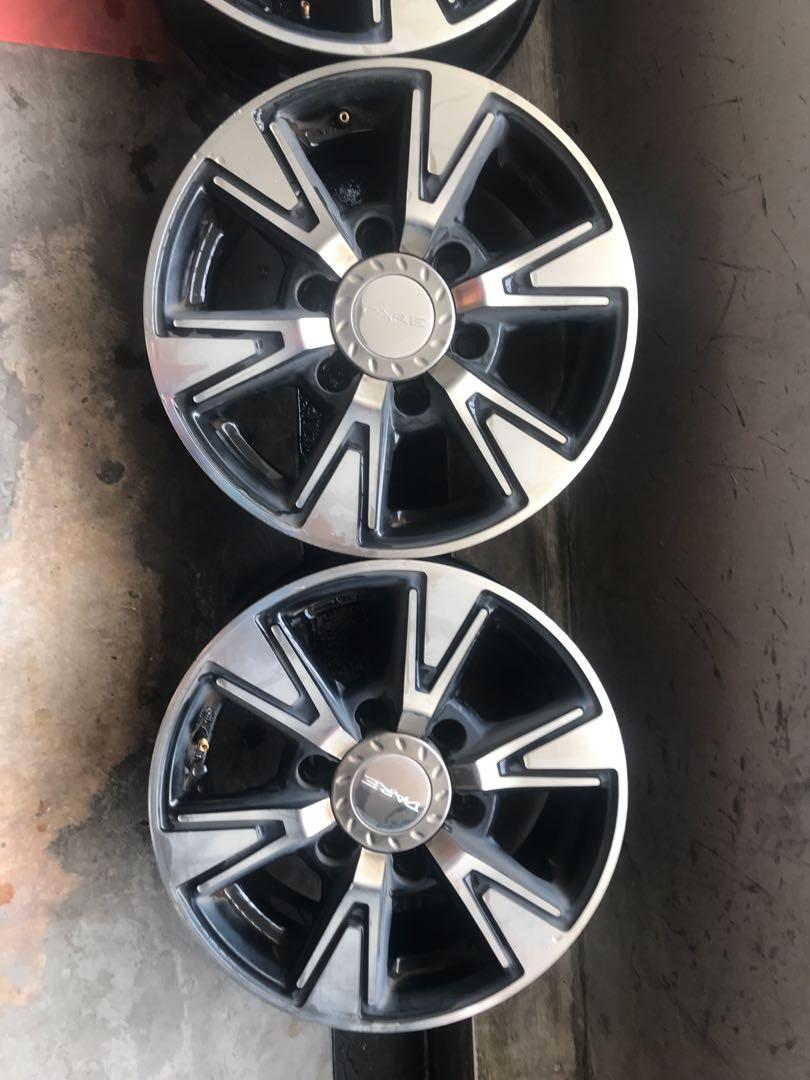Hiace rims, Car Accessories, Tyres & Rims on Carousell