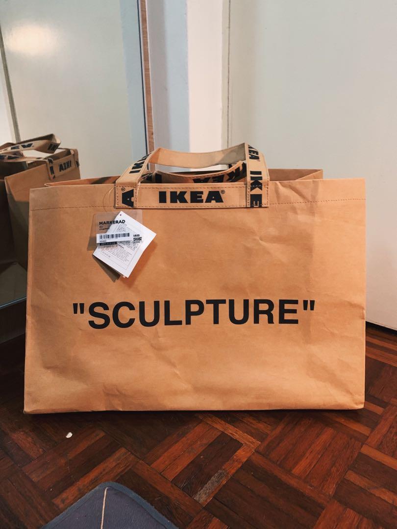 IKEA x Virgil Abloh MARKERAD Bag, Luxury, Bags & Wallets on Carousell