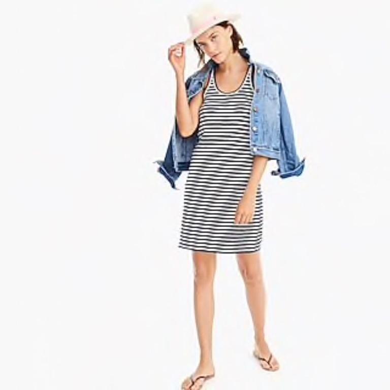 J crew racerback tank dress discount
