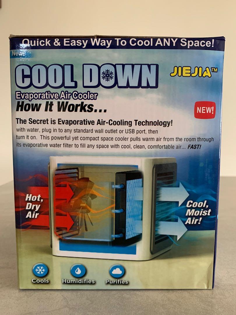 Jiejia cool down hot sale evaporative air cooler