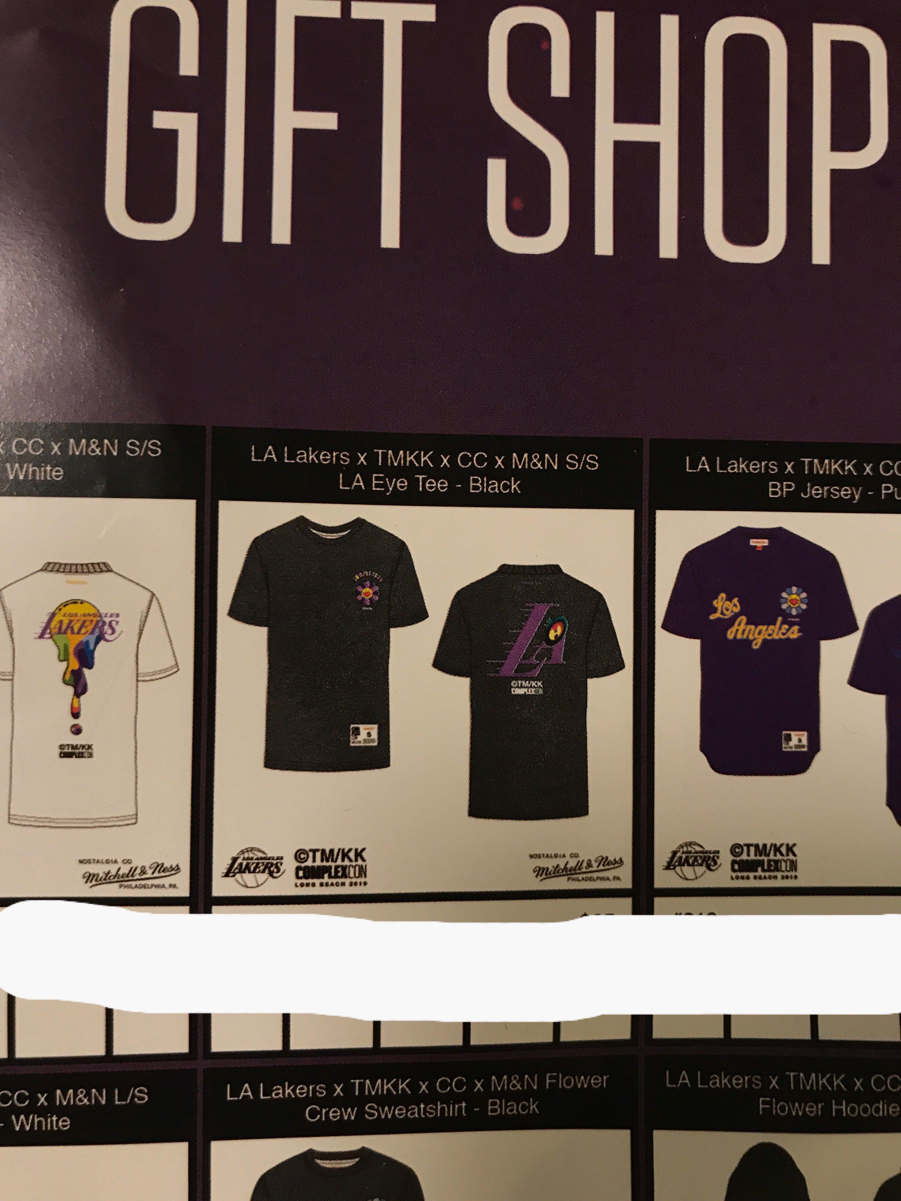 Lakers X 村上隆murakami X Complex Con X Mitchell Ness Tee 男裝 男裝衫 外套 Carousell