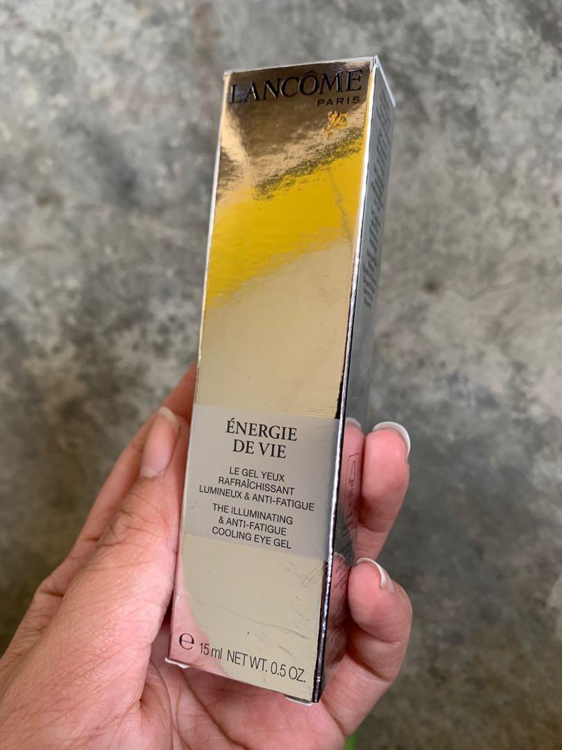 New Lancome Energie De Vie Eye Cream Illuminating Cooling Anti Fatigue Cooling Eye Gel 15ml Health Beauty Face Skin Care On Carousell