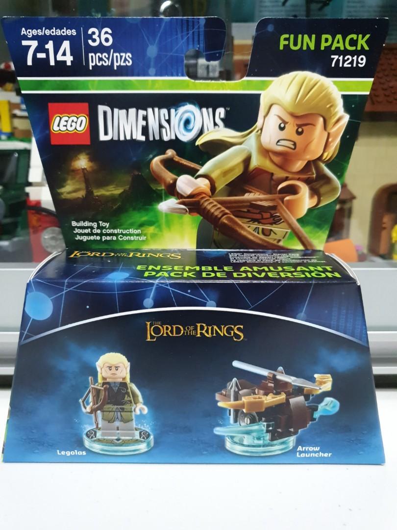 LORD OF THE RINGS LEGOLAS /& ARROW LAUNCHER LEGO DIMENSIONS FUN PACK 71219