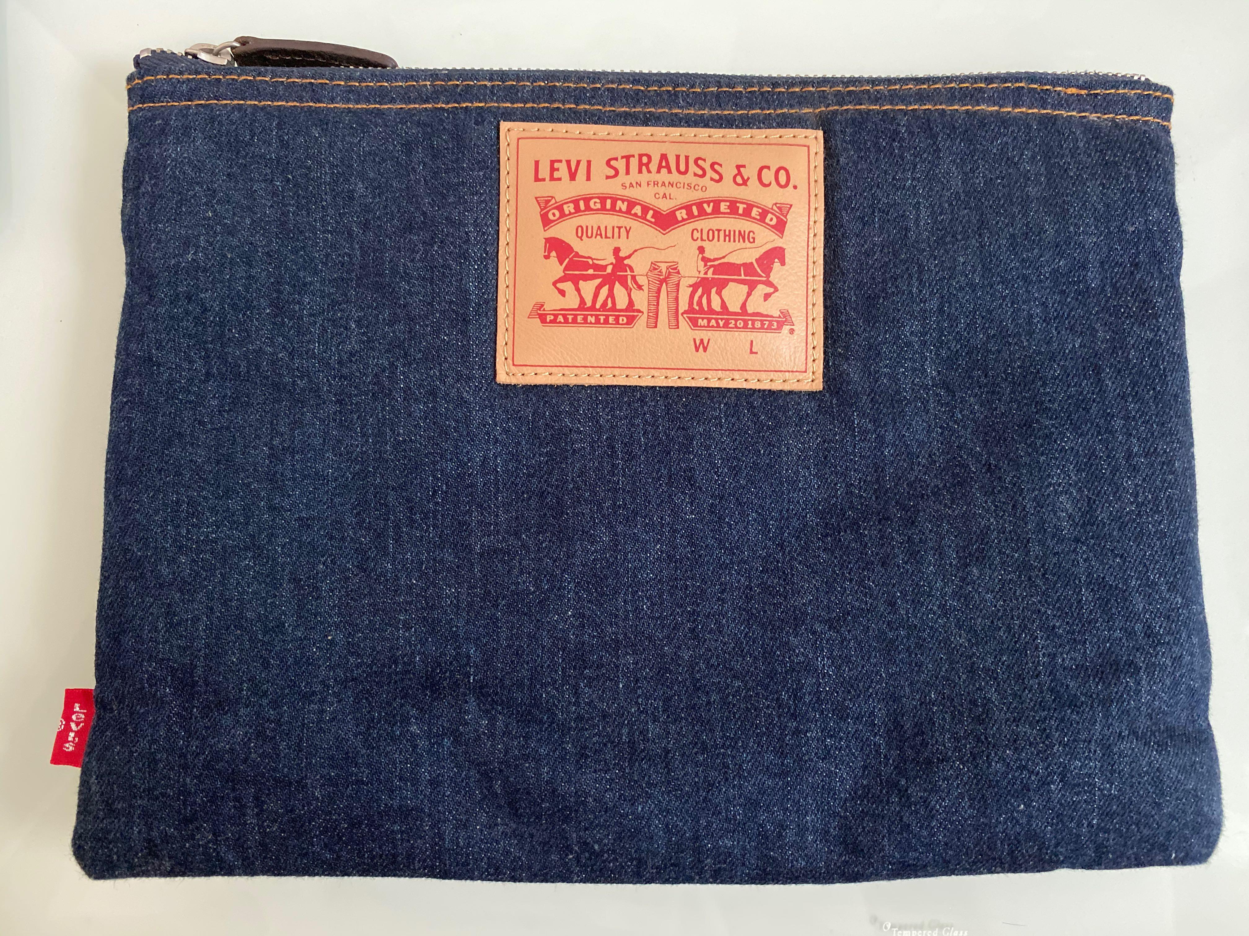 LEVI'S Denim Clutch bag, Everything Else on Carousell