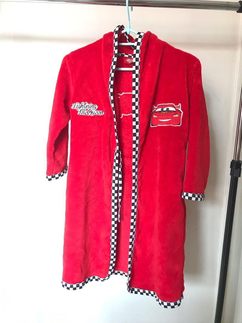 lightning mcqueen bathrobe